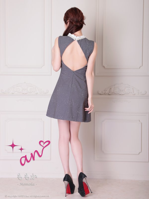 グレー モデル:ももか 身長:156cm 着用サイズ:Sサイズ