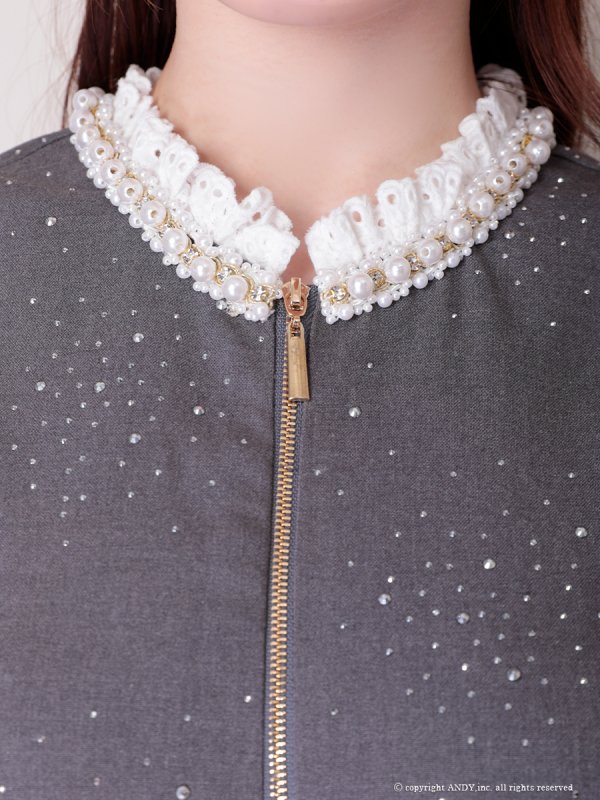 グレー モデル:ももか 身長:156cm 着用サイズ:Sサイズ