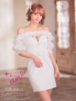 ホワイト モデル：天使かれん　身長：163cm　着用サイズ：Sサイズ