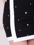ブラックxホワイト モデル：りり　着用サイズ：Sサイズ