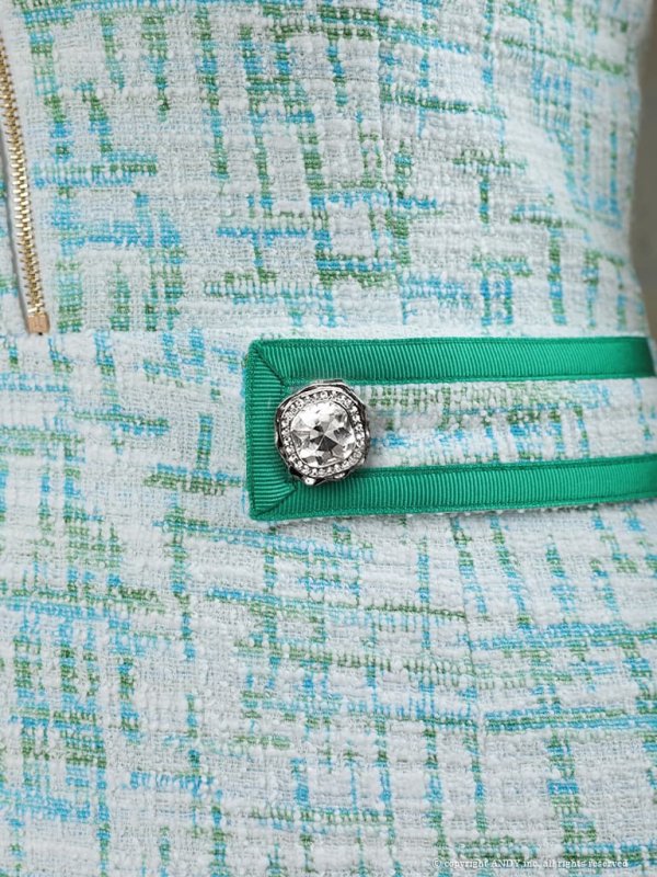 ミントグリーン　モデル：ゆめ　身長：160cm　着用サイズ：Sサイズ