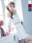 ホワイト　モデル：るり　着用サイズ：Sサイズ