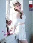 ホワイト　モデル：るり　着用サイズ：Sサイズ