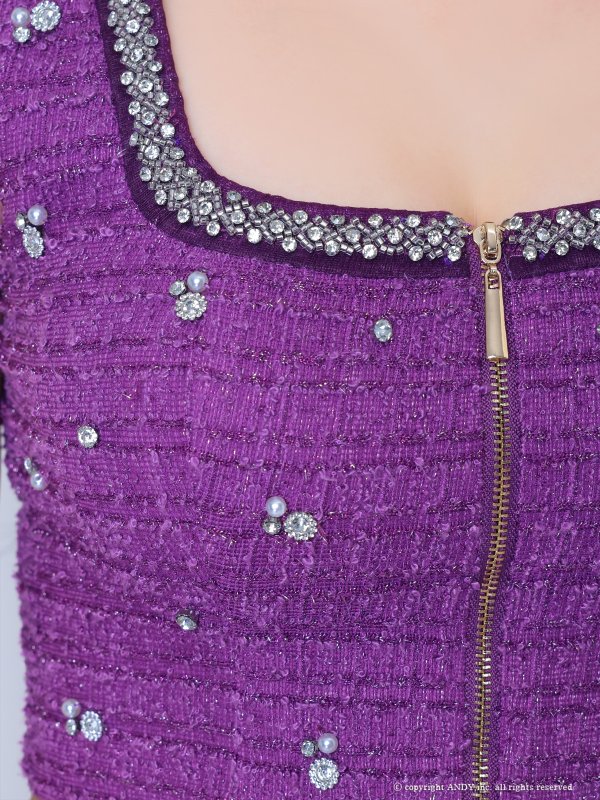 パープル モデル:もえ 着用サイズ:Sサイズ