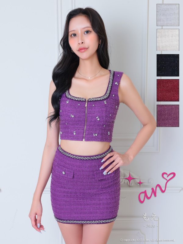 パープル モデル:もえ 着用サイズ:Sサイズ