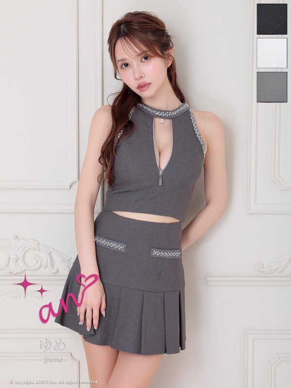 グレー　モデル：ゆめ　身長：160cm　着用サイズ：Sサイズ