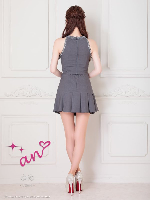 グレー　モデル：ゆめ　身長：160cm　着用サイズ：Sサイズ