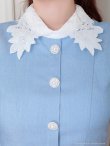 ブルー モデル：ゆめ　身長：160cm　着用サイズ：Sサイズ