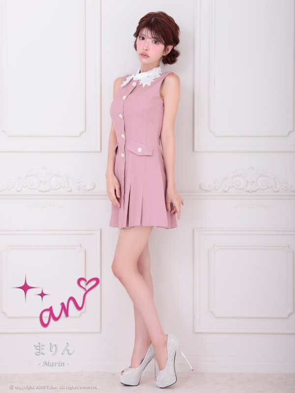ピンク モデル:まりん 身長:164cm 着用サイズ:Sサイズ