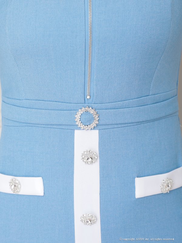 ブルー　モデル：ゆめ　身長：160cm　着用サイズ：Sサイズ