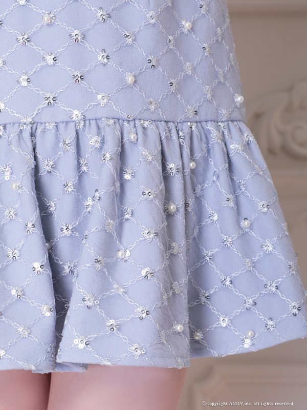 ブルー モデル:ももか 身長:156cm 着用サイズ:Sサイズ