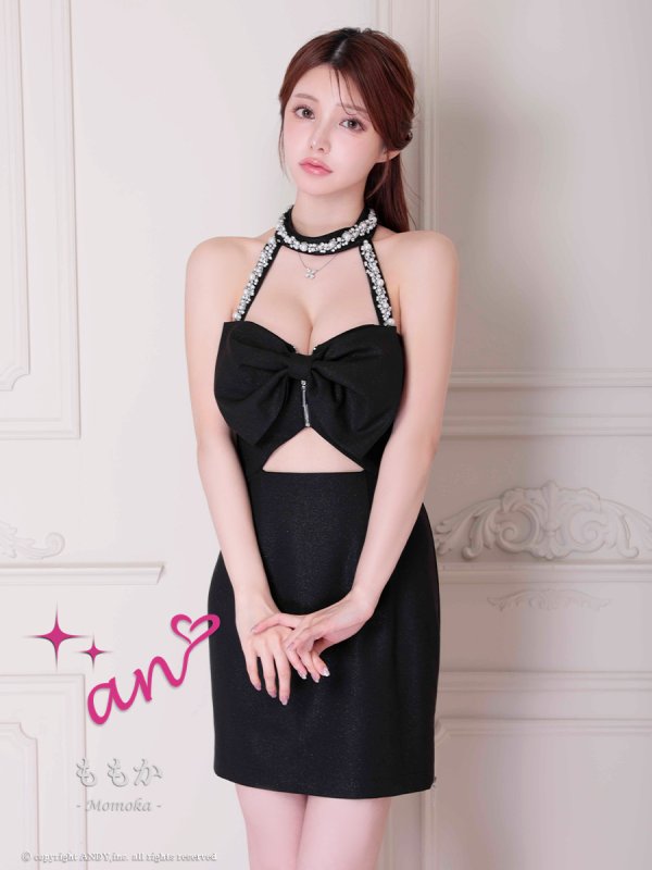 ブラック モデル：ももか　身長：156cm　着用サイズ：Sサイズ