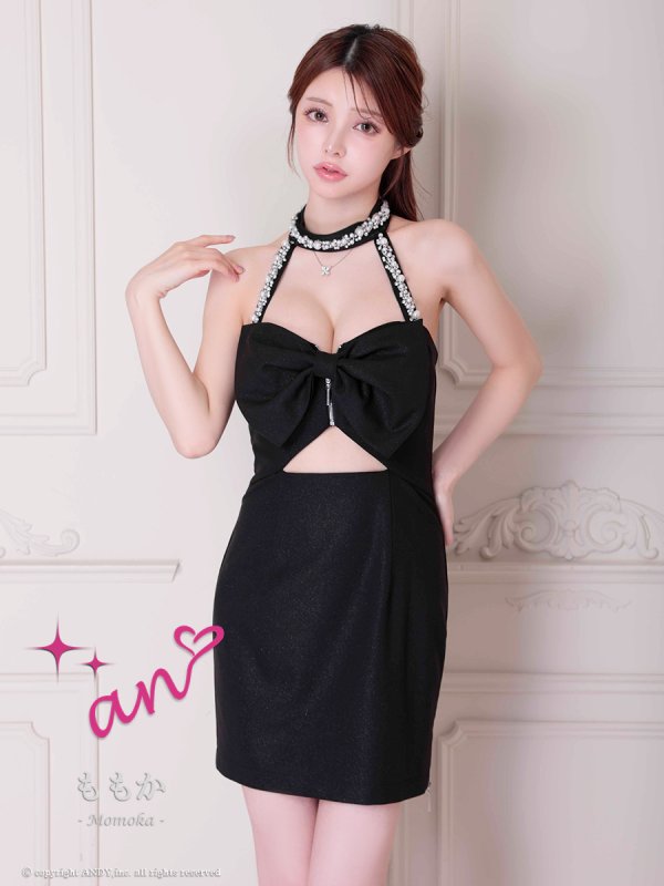 ブラック モデル：ももか　身長：156cm　着用サイズ：Sサイズ