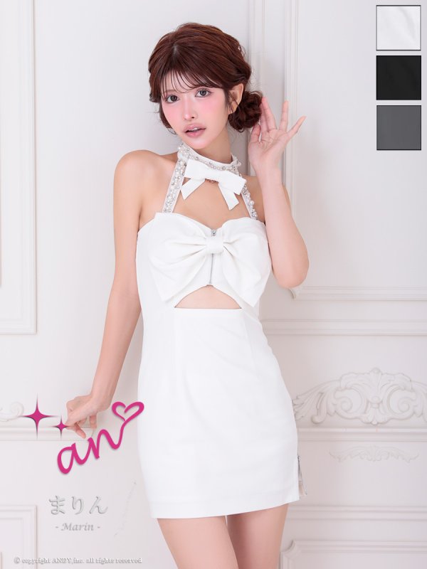 ホワイト モデル：まりん　身長：164cm　着用サイズ：Sサイズ