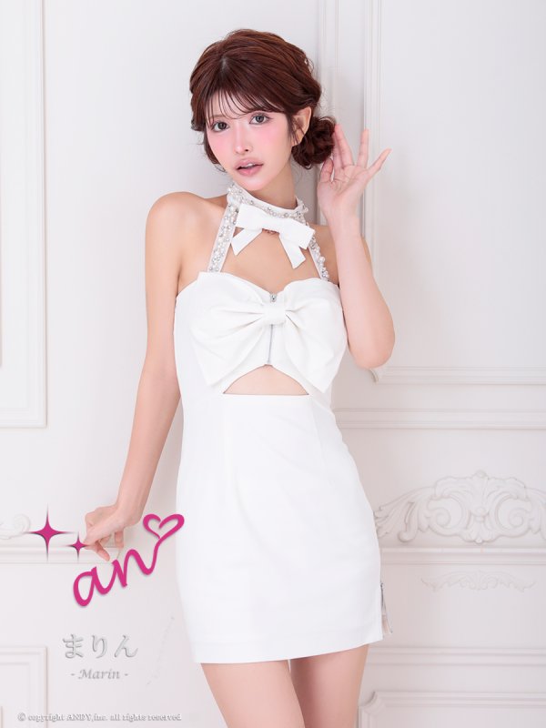 ホワイト モデル：まりん　身長：164cm　着用サイズ：Sサイズ