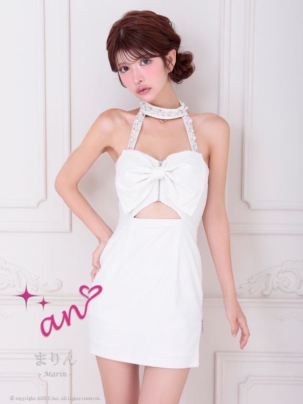 ホワイト モデル：まりん　身長：164cm　着用サイズ：Sサイズ