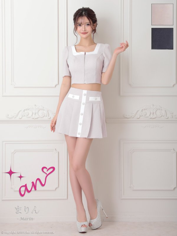 ベージュ　モデル：まりん　着用サイズ：Sサイズ