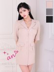 ベージュ モデル：天使あさまる　着用サイズ：Sサイズ