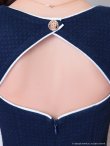 ネイビー×ホワイト モデル：さき　着用サイズ：Sサイズ