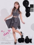 グレー モデル：如月れい　身長：156cm　着用サイズ：Sサイズ