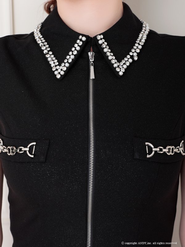 ブラック モデル：ゆめ　身長：160cm　着用サイズ：Sサイズ