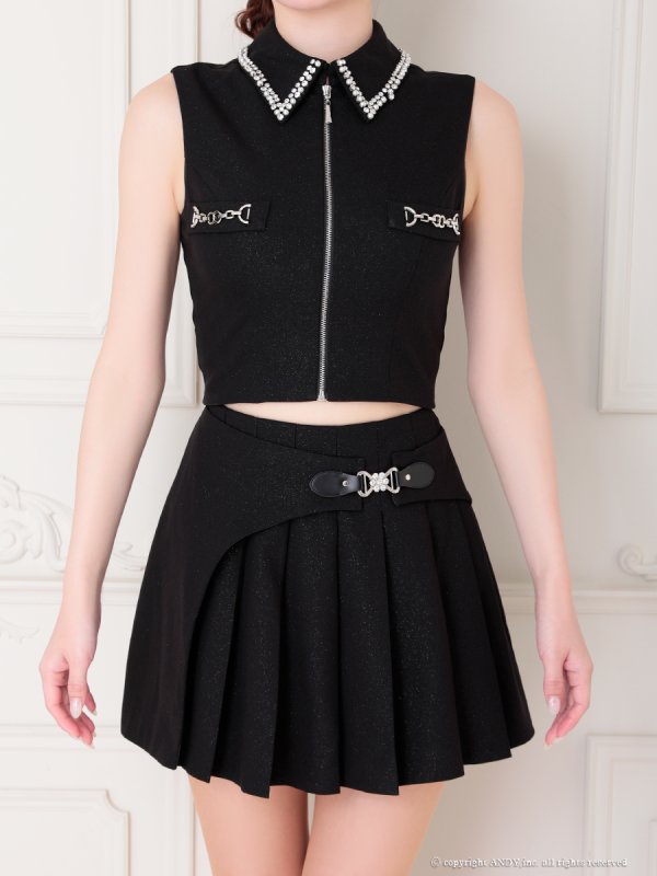 ブラック モデル：ゆめ　身長：160cm　着用サイズ：Sサイズ