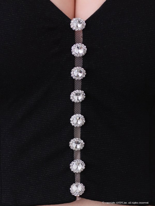 ブラックxホワイト　モデル：ももか　身長：156cm　着用サイズ：Sサイズ