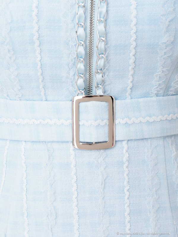 ブルー モデル：ゆめ　身長：160cm　着用サイズ：Sサイズ