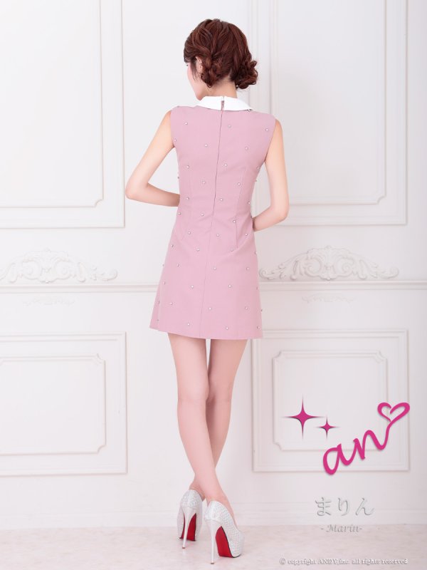 ピンク モデル：まりん　身長：164cm　着用サイズ：Sサイズ