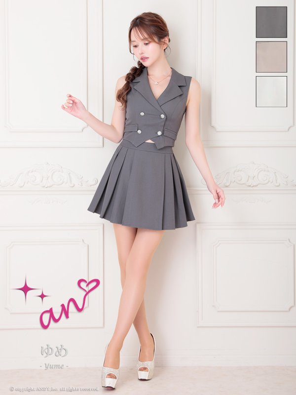 グレー モデル:ゆめ 身長:160cm 着用サイズ:Sサイズ