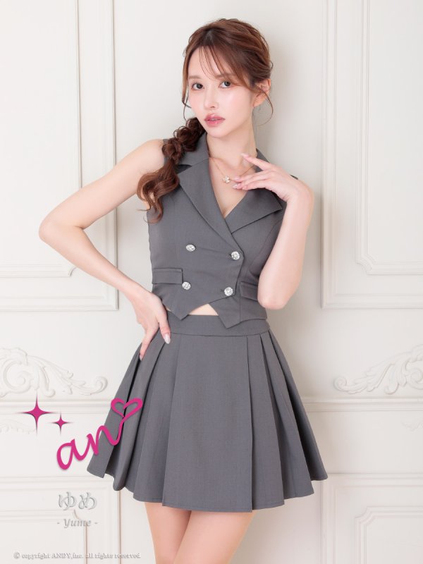 グレー モデル：ゆめ　身長：160cm　着用サイズ：Sサイズ