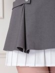 グレーxホワイト モデル：まりん　身長：171cm　着用サイズ：Sサイズ