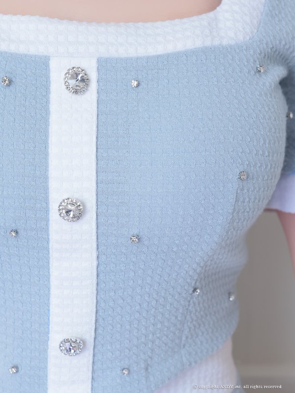 ブルー モデル：さき　着用サイズ：Sサイズ