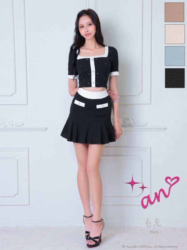 ブラック モデル：もえ　着用サイズ：Sサイズ