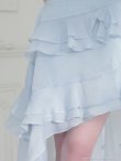 ブルー　モデル：姫乃まゆ　身長：153cm　着用サイズ：Sサイズ