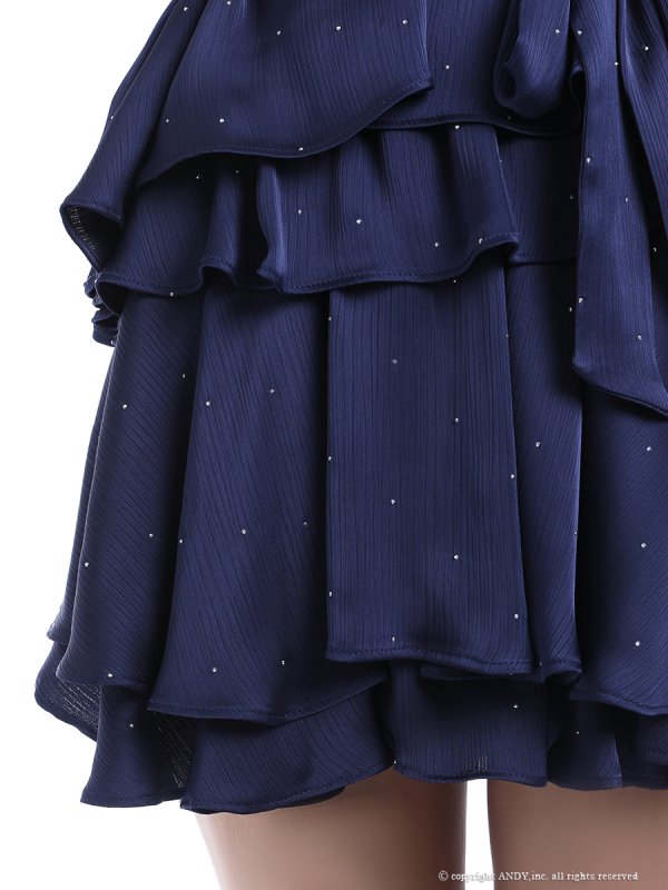 ネイビー　モデル：るりぴ　身長：165cm　着用サイズ：Sサイズ