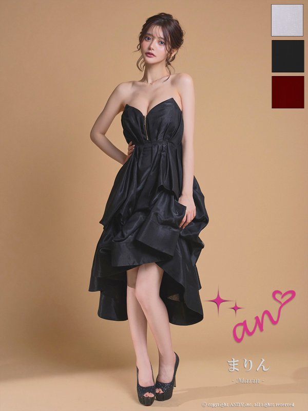 ブラック　モデル：まりん　身長：164cm　着用サイズ：Sサイズ