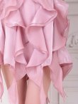 ピンク モデル：まりん　身長：164cm　着用サイズ：Sサイズ