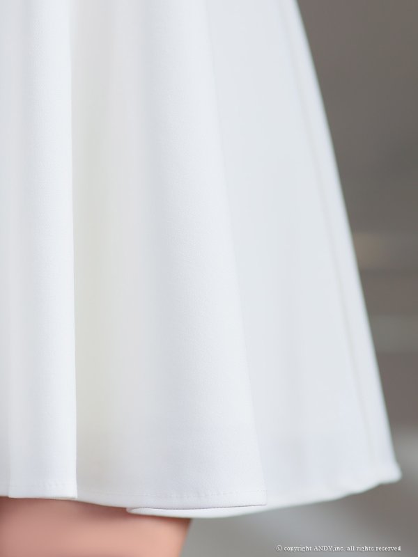 画像19: XSサイズあり【an/アン】襟付き/ ビジュー/ ノースリーブ/ バストジップ/ シンプル/ Aライン/ フレア/ ワンピース/ ミニドレス/ キャバドレス[OF05] (19)