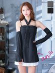 ブラックxホワイト モデル：るり　身長：165cm　着用サイズ：Sサイズ