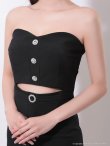 ブラック モデル:るり 身長:165cm 着用サイズ:Sサイズ
