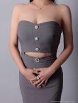 グレー モデル:天使あさまる 着用サイズ:Sサイズ