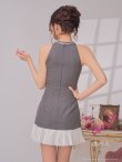グレーxホワイト　モデル：まりん　着用サイズ：Sサイズ