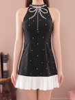 ブラックxホワイト　モデル：るりぴ　身長：165cm　着用サイズ：Sサイズ