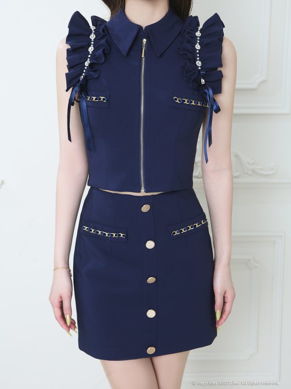 ネイビー　モデル：ほの　着用サイズ：Sサイズ