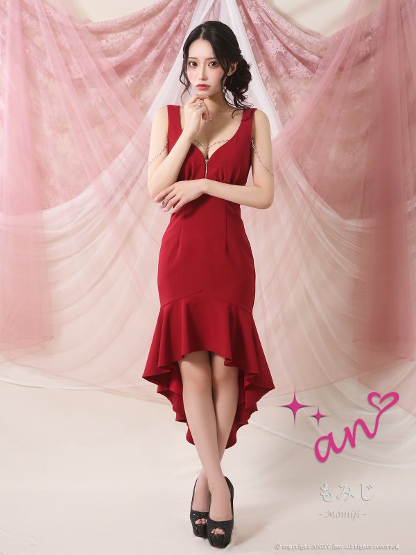 ワインレッド　モデル：もみじ　着用サイズ：Sサイズ