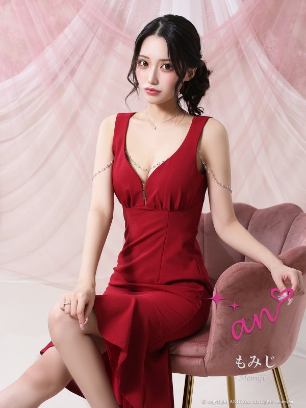 ワインレッド　モデル：もみじ　着用サイズ：Sサイズ