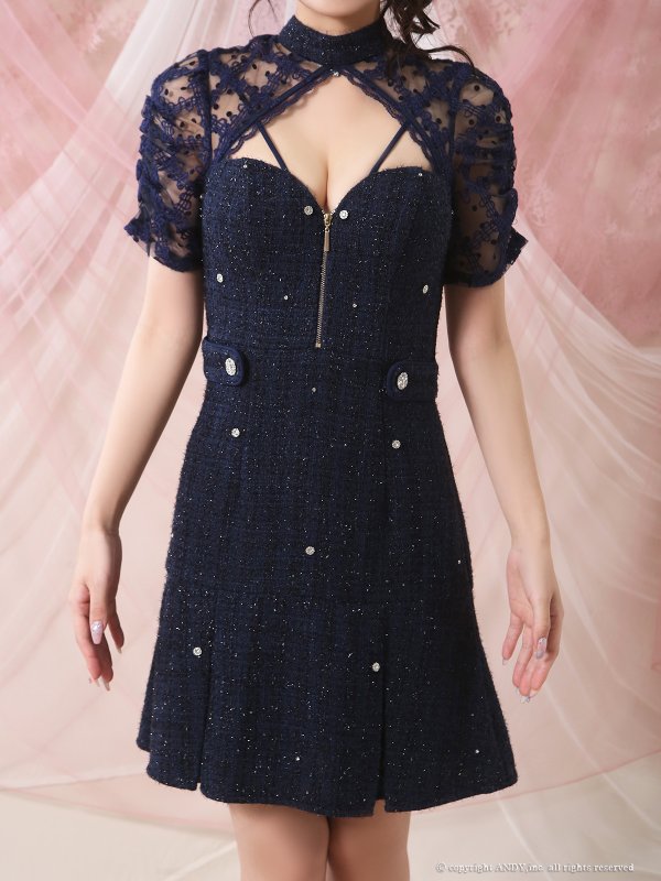 ネイビー モデル:もみじ 着用サイズ:Sサイズ