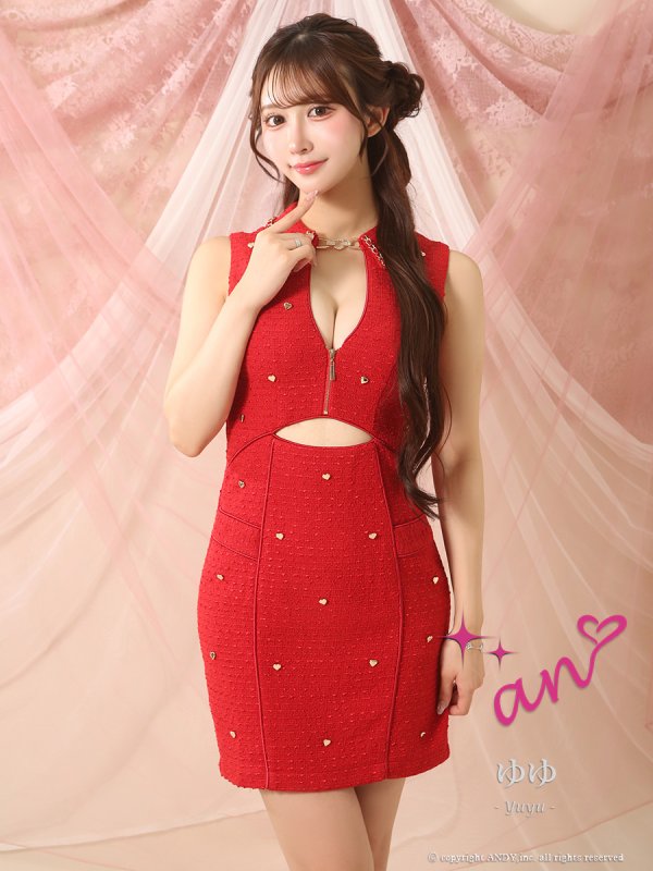 レッド モデル:ゆゆ 着用サイズ:Sサイズ