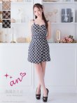 画像17: XSサイズあり【an/アン】チェック柄/ ショルダーバックル/ フロントジップ/ ノースリーブ/ ハイウエスト切替/ プリーツ/ フレア/ ミニドレス/ キャバドレス[OF05] (17)